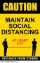 CP0001-MAINTAIN SOCIAL - 8x12in